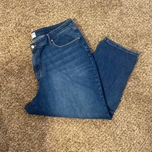 Lane Bryant Mid-Rise Boyfriend Capri Jeans